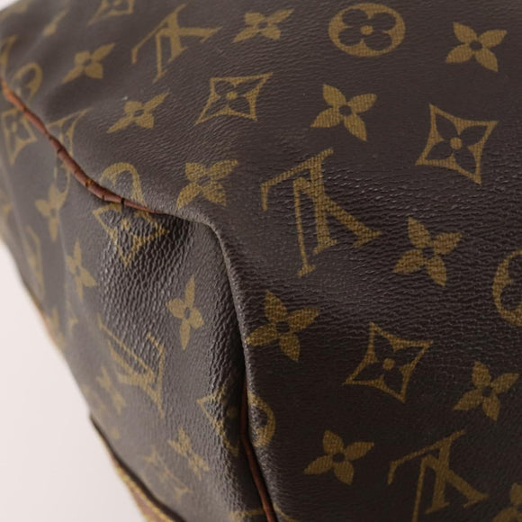 LOUIS VUITTON Monogram Keepall Bandouliere 55 Boston Bag M41414 LV Auth am11487
