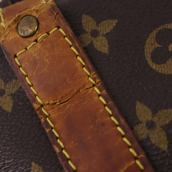 LOUIS VUITTON Monogram Keepall Bandouliere 55 Boston Bag M41414 LV Auth am11487