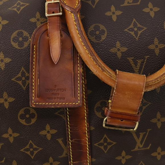 LOUIS VUITTON Monogram Keepall Bandouliere 55 Boston Bag M41414 LV Auth am11487