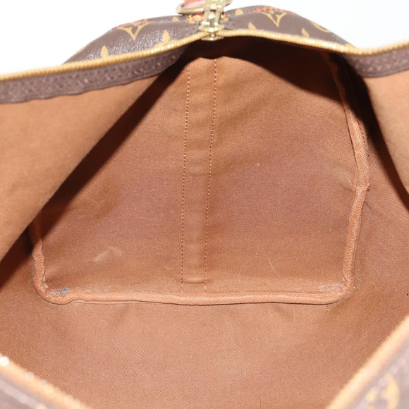 LOUIS VUITTON Monogram Keepall Bandouliere 55 Boston Bag M41414 LV Auth am11487