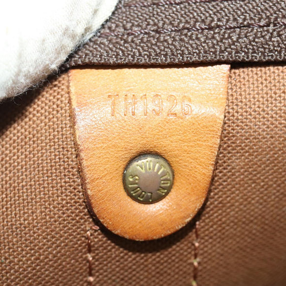 LOUIS VUITTON Monogram Keepall Bandouliere 55 Boston Bag M41414 LV Auth am11487