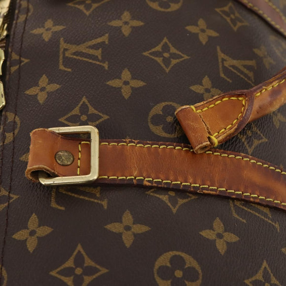 LOUIS VUITTON Monogram Keepall Bandouliere 55 Boston Bag M41414 LV Auth am11487