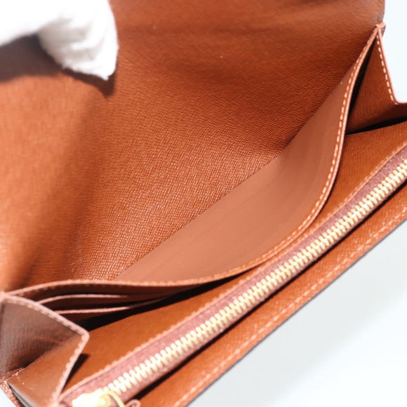 LOUIS VUITTON Monogram Pochette Porte Monnaie Credit Wallet M61725 Auth am11489V