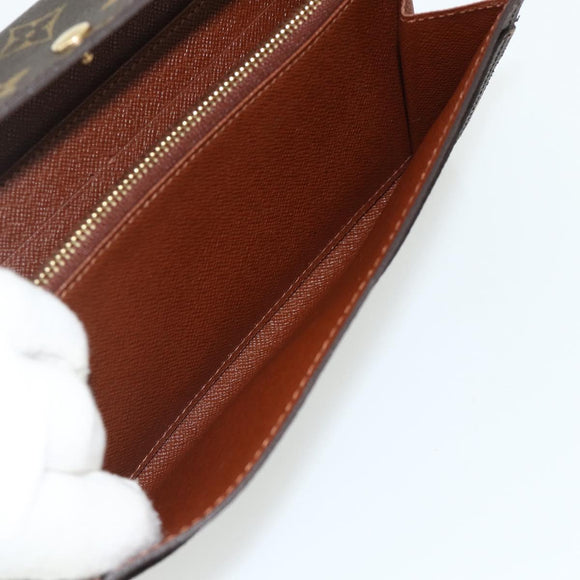 LOUIS VUITTON Monogram Pochette Porte Monnaie Credit Wallet M61725 Auth am11489V
