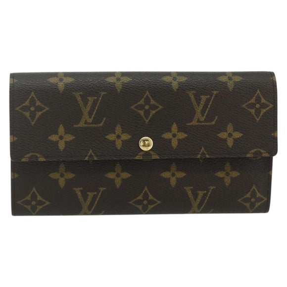 LOUIS VUITTON Monogram Pochette Porte Monnaie Credit Wallet M61725 Auth am11489V