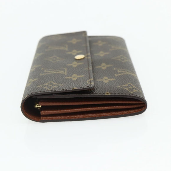 LOUIS VUITTON Monogram Pochette Porte Monnaie Credit Wallet M61725 Auth am11489V