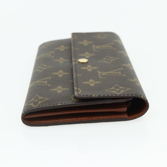 LOUIS VUITTON Monogram Pochette Porte Monnaie Credit Wallet M61725 Auth am11489V