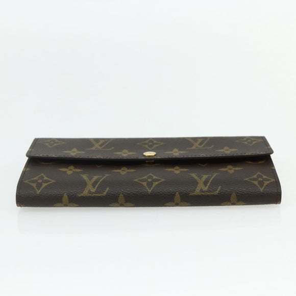 LOUIS VUITTON Monogram Pochette Porte Monnaie Credit Wallet M61725 Auth am11489V