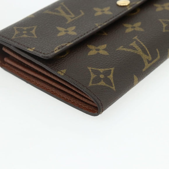 LOUIS VUITTON Monogram Pochette Porte Monnaie Credit Wallet M61725 Auth am11489V