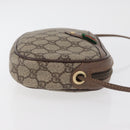GUCCI GG Supreme Web Sherry Line Bag PVC Beige 007 58 6112 4023 Auth am11491-4