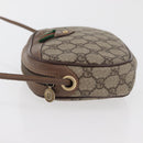 GUCCI GG Supreme Web Sherry Line Bag PVC Beige 007 58 6112 4023 Auth am11491-5