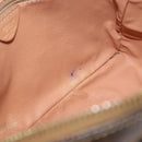 CELINE Macadam Canvas Schoudertas PVC Leer Bruin Goud Auth am11493A-11