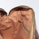 CELINE Macadam Canvas Schoudertas PVC Leer Bruin Goud Auth am11493A-21