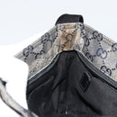 GUCCI GG Crystal Shoulder Bag Coated Canvas Navy Gold 189749 Auth am11494A-20