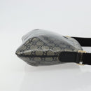 GUCCI GG Crystal Shoulder Bag Coated Canvas Navy Gold 189749 Auth am11494A-3