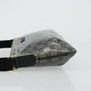 GUCCI GG Crystal Shoulder Bag Coated Canvas Navy Gold 189749 Auth am11494A-4
