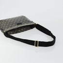 GUCCI GG Crystal Shoulder Bag Coated Canvas Navy Gold 189749 Auth am11494A-7