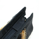 PRADA Chain Hand Bag Nylon Black Gold B4019 Auth am11495V-9