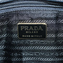 PRADA Chain Hand Bag Nylon Black Gold B4019 Auth am11495V-19
