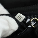 PRADA Chain Hand Bag Nylon Black Gold B4019 Auth am11495V-11