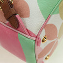 Miu Miu Backpack Leather Multicolor Gold Auth am11496V-19