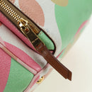 Miu Miu Backpack Leather Multicolor Gold Auth am11496V-22