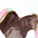 Miu Miu Backpack Leather Multicolor Gold Auth am11496V-26