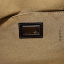 FENDI Zucca Canvas Mini Boston Bag Brown Black Auth am11498SAV-21