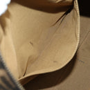 FENDI Zucca Canvas Mini Boston Bag Brown Black Auth am11498SAV-24