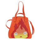 LOEWE × Studio Ghibli Calcifer Nugget Hammock Bag Leather Orange Auth am11499SM-13