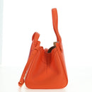 LOEWE × Studio Ghibli Calcifer Nugget Hammock Bag Leather Orange Auth am11499SM-3
