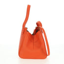 LOEWE × Studio Ghibli Calcifer Nugget Hammock Bag Leather Orange Auth am11499SM-4