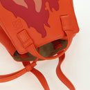 LOEWE × Studio Ghibli Calcifer Nugget Hammock Bag Leather Orange Auth am11499SM-14