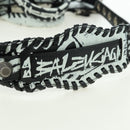 BALENCIAGA Neo Kago City XS Graffiti Bag Leather White 700940 Auth am11504SM-9