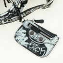 BALENCIAGA Neo Kago City XS Graffiti Bag Leather White 700940 Auth am11504SM-20
