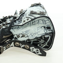 BALENCIAGA Neo Kago City XS Graffiti Bag Leather White 700940 Auth am11504SM-3