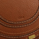 Chloe Small Saddle Bag Leather Brown Gold Auth am11505V-19