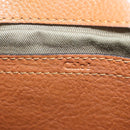 Chloe Small Saddle Bag Leather Brown Gold Auth am11505V-20