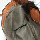 Chloe Small Saddle Bag Leather Brown Gold Auth am11505V-22