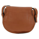 Chloe Small Saddle Bag Leather Brown Gold Auth am11505V-2