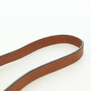 Chloe Small Saddle Bag Leather Brown Gold Auth am11505V-14