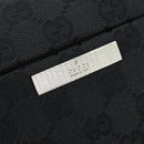 GUCCI Bamboo GG Canvas Hand Bag Black Silver 001 3865 Auth am11509A-15