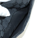 GUCCI Bamboo GG Canvas Hand Bag Black Silver 001 3865 Auth am11509A-17