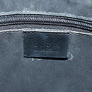 GUCCI Bamboo GG Canvas Hand Bag Black Silver 001 3865 Auth am11509A-19