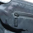 GUCCI Bamboo GG Canvas Hand Bag Black Silver 001 3865 Auth am11509A-23