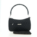 GUCCI Bamboo GG Canvas Hand Bag Black Silver 001 3865 Auth am11509A-27