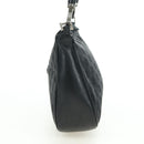 GUCCI Bamboo GG Canvas Hand Bag Black Silver 001 3865 Auth am11509A-4