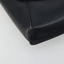 GUCCI Old Shoulder Bag Leather Navy Gold Auth am11511-11