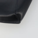 GUCCI Old Shoulder Bag Leather Navy Gold Auth am11511-12