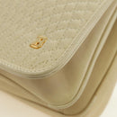 BALLY Shoulder Bag Leather Beige Gold Auth am11516A-11